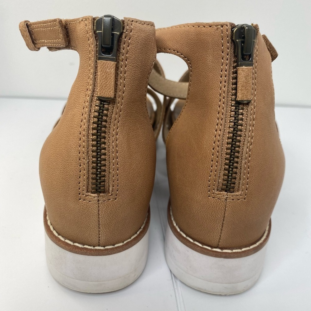 EILEEN FISHER Brown & White Sandals - Picture 4 of 6
